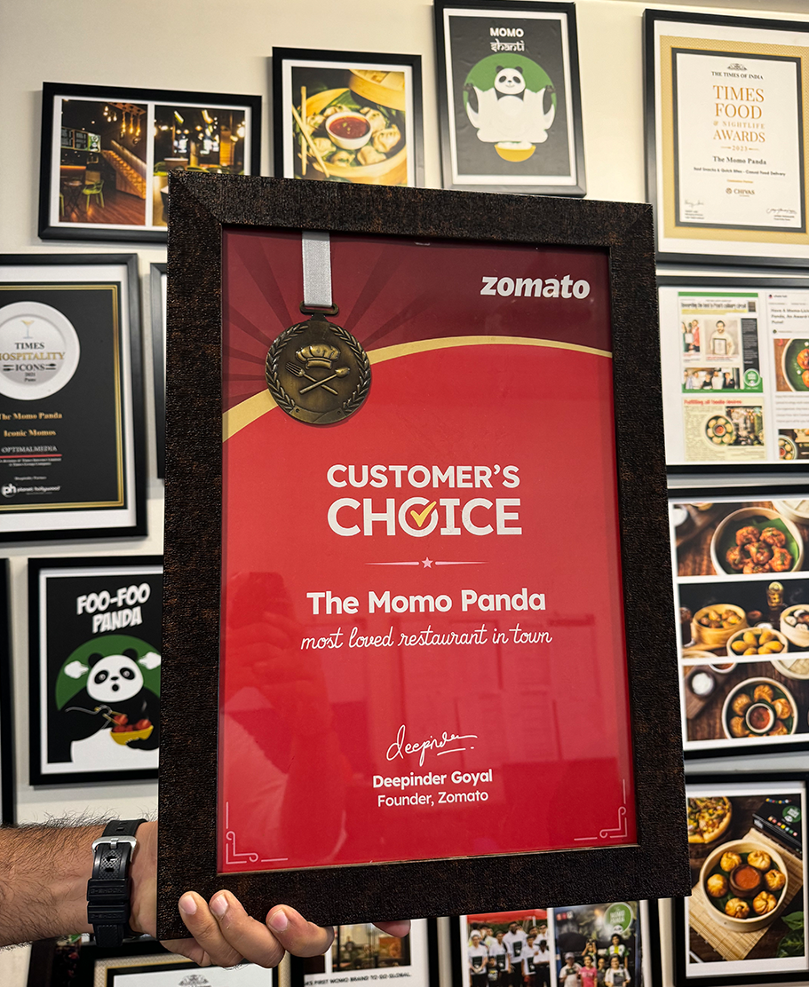 ⁠Zomato Customers Choice Award - 2023