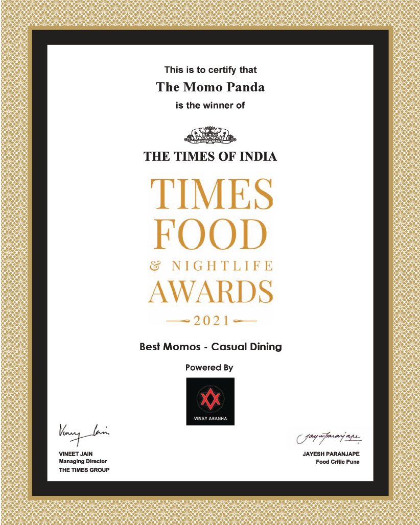 ⁠Pune Times Food and Nightlife Award 2021