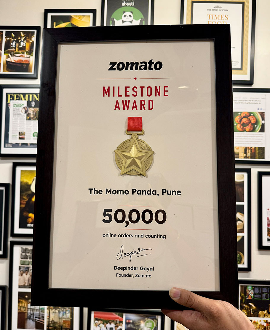 Zomato Milestone Award 2024