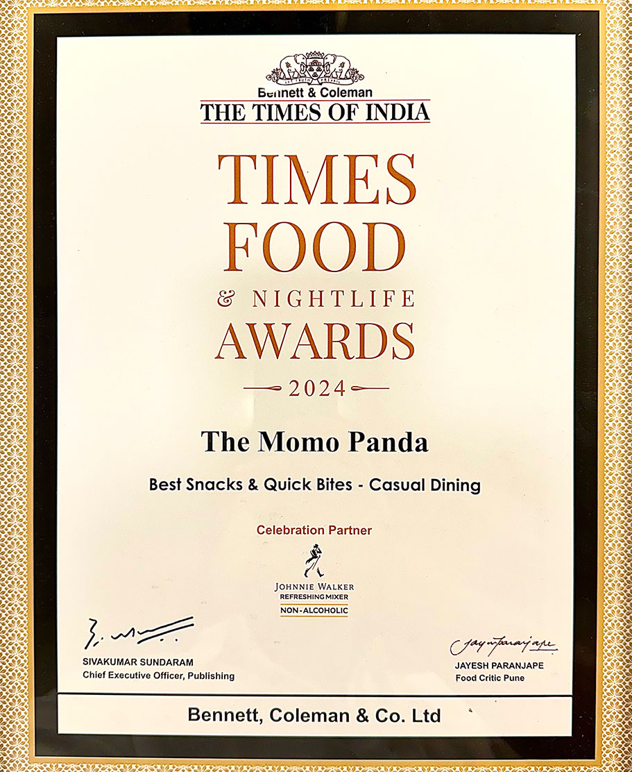 Pune Times Food and Nightlife Award 2024